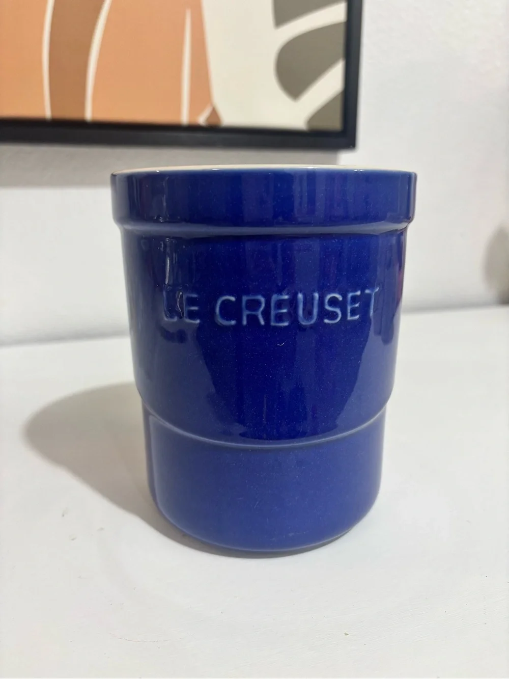 Le Creuset Cobalt Blue Utensil Holder 6